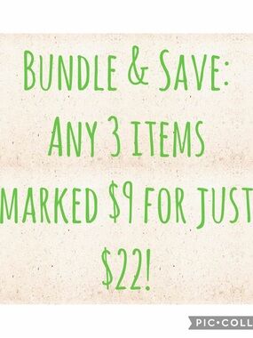Bundle & Save Promotional Graphic - Green Text